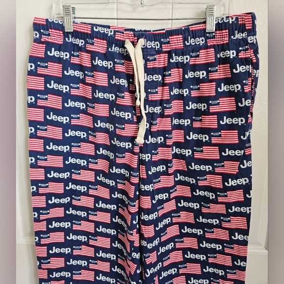 NWOT JEDCO Jeep Mens 100% Cotton Lounge Sleep Bottoms Pants - Picture 2 of 5